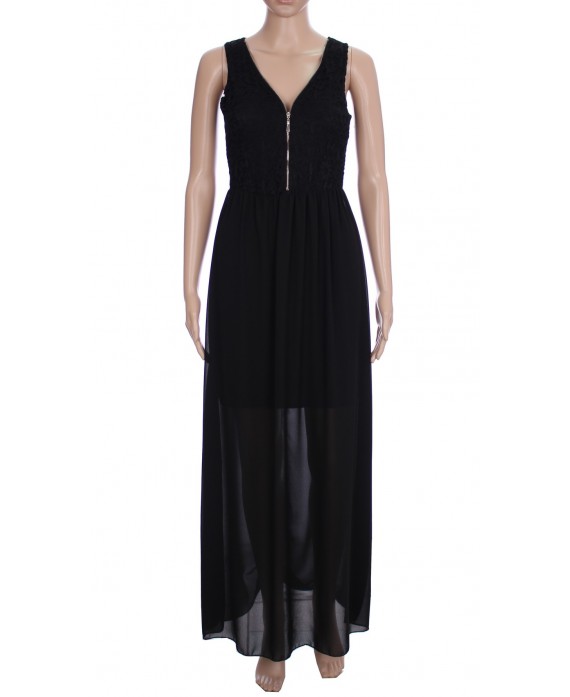 ROBE LONGUE ZIPPEE 3009