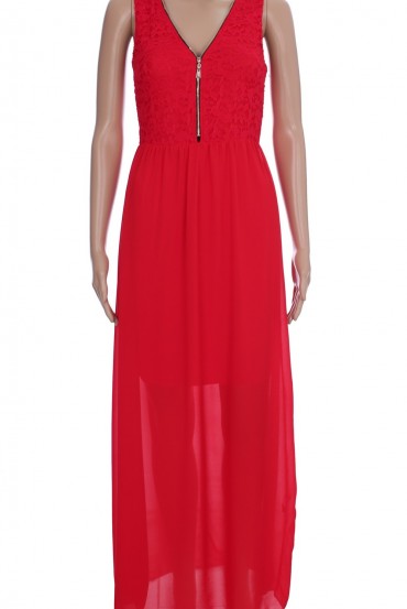 ROBE LONGUE ZIPPEE 3009