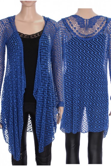 GILET AJOURE PAPILLON 3015