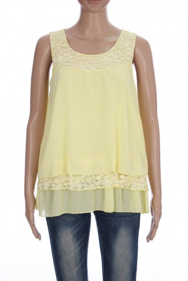 TOP SUPERPOSE DENTELLE 3039