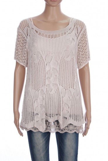TUNIQUE CROCHET 2 PIECES 3041