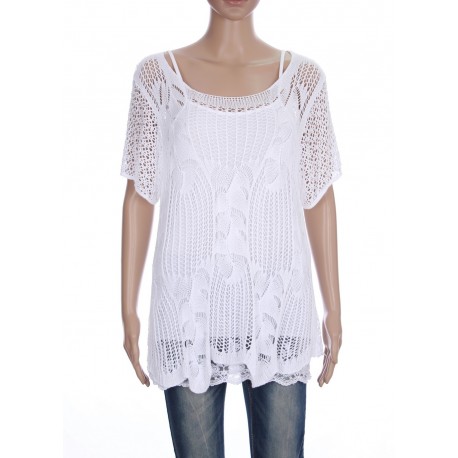 TUNIQUE CROCHET 2 PIECES 3041