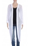 GILET LONG AJOURE 3042