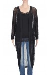 GILET LONG AJOURE 3042