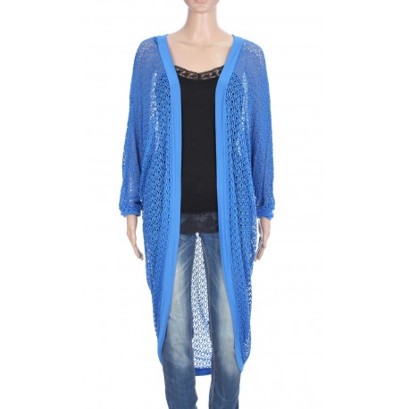 GILET LONG AJOURE 3042