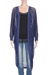 GILET LONG AJOURE 3042