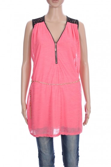 TUNIQUE ZIPPEE DENTELLE 3050