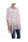 TUNIQUE AMPLE FLEURIE 3061