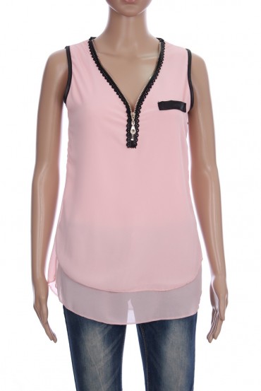 TOP SIMILI ZIPPE 3047
