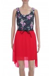 ROBE BI-MATIERE 3065