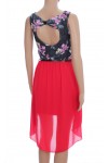 ROBE BI-MATIERE 3065