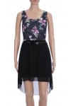 ROBE BI-MATIERE 3065