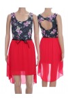 ROBE BI-MATIERE 3065