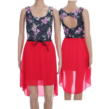 ROBE BI-MATIERE 3065