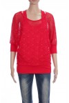 T-SHIRT DENTELLE 2 EN 1 3067