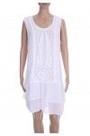 ROBE TUNIQUE MIX DE MATIERES 3079
