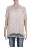 TUNIQUE 2 PIECES AJOUREE COEUR 4001