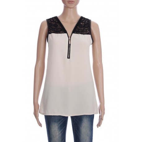 TOP DENTELLE NOIRE 4005
