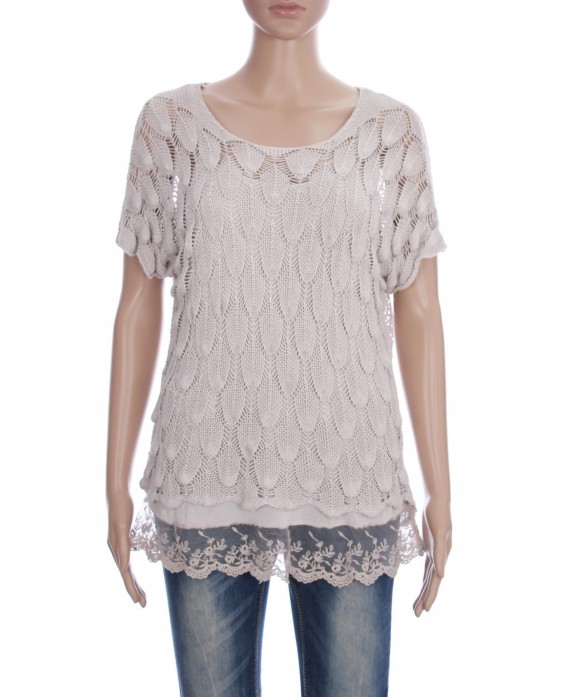 TUNIQUE CROCHET 2 PIECES 4007