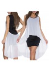 ROBE BI-MATIERE 4017
