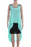 ROBE BI-MATIERE 4017