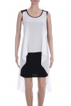 ROBE BI-MATIERE 4017