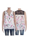 TOP FLEURS ZIPPE 3048