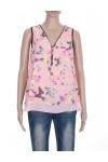 TOP FLEURS ZIPPE 4046