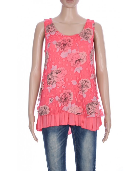 TOP IMPRIME FLORAL 4048