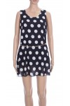 ROBE A POIS + CEINTURE 4054