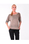 PULL PAILLETTES DOS BOUTONS 5076