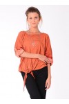 T-SHIRT EFFFET DELAVE A NOUER 5098