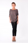 T-SHIRT EFFFET DELAVE A NOUER 5098