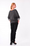 T-SHIRT EFFFET DELAVE A NOUER 5098