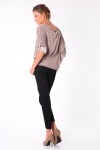 T-SHIRT EFFFET DELAVE A NOUER 5098