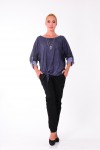 T-SHIRT EFFFET DELAVE A NOUER 5098