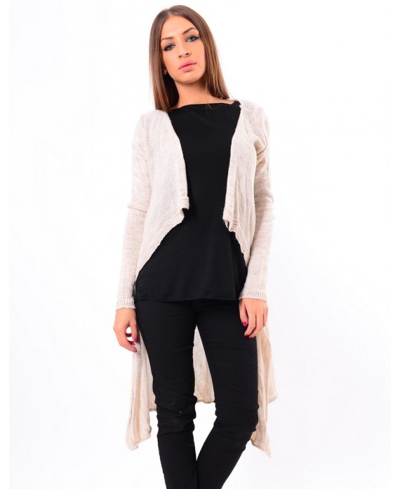 GILET LONG MOHAIR 5073