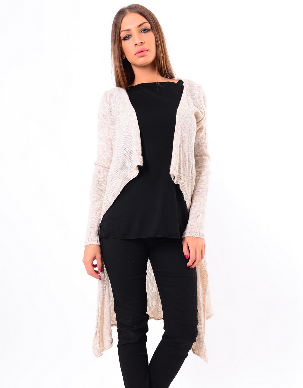 Gilet long mohair femme best sale