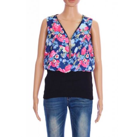 TOP FLEURS ZIPPE 4003