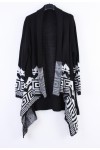 GILET LONG NOIR P3001
