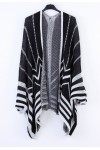 GILET PONCHO NOIR P3000