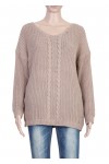 PULLOVER TORSADE BEIGE P3006