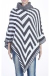 CAPE PONCHO GRIS P3010
