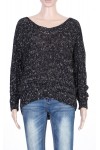 PULL MAILLE CHINEE NOIR P3012