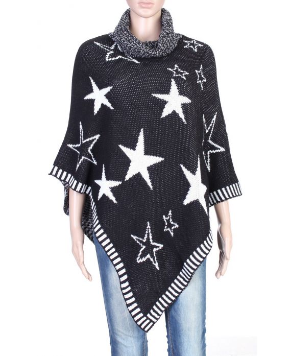 CAPE PONCHO NOIR P3020