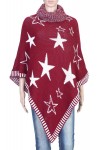 CAPE PONCHO BORDEAUX P3020