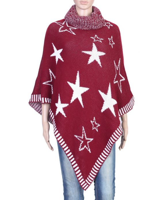 PONCHO BORDEAUX P3020