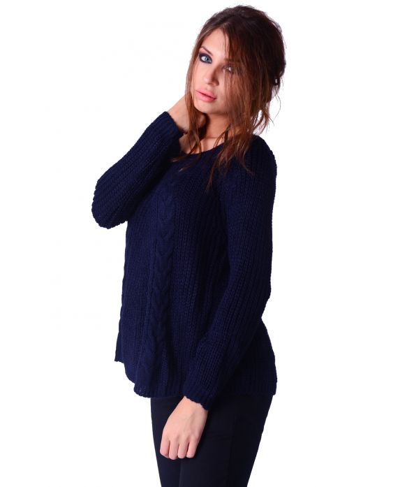 PULL MAILLE TORSADE MARINE P3024