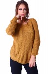 PULLOVER MUSTARDE P3024