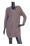 PULLOVER TAUPE P3030